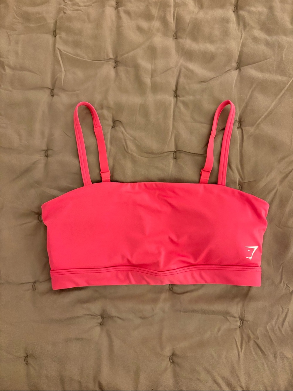 Gymshark Physical Pink Cutout Bandeau Sports Bra
